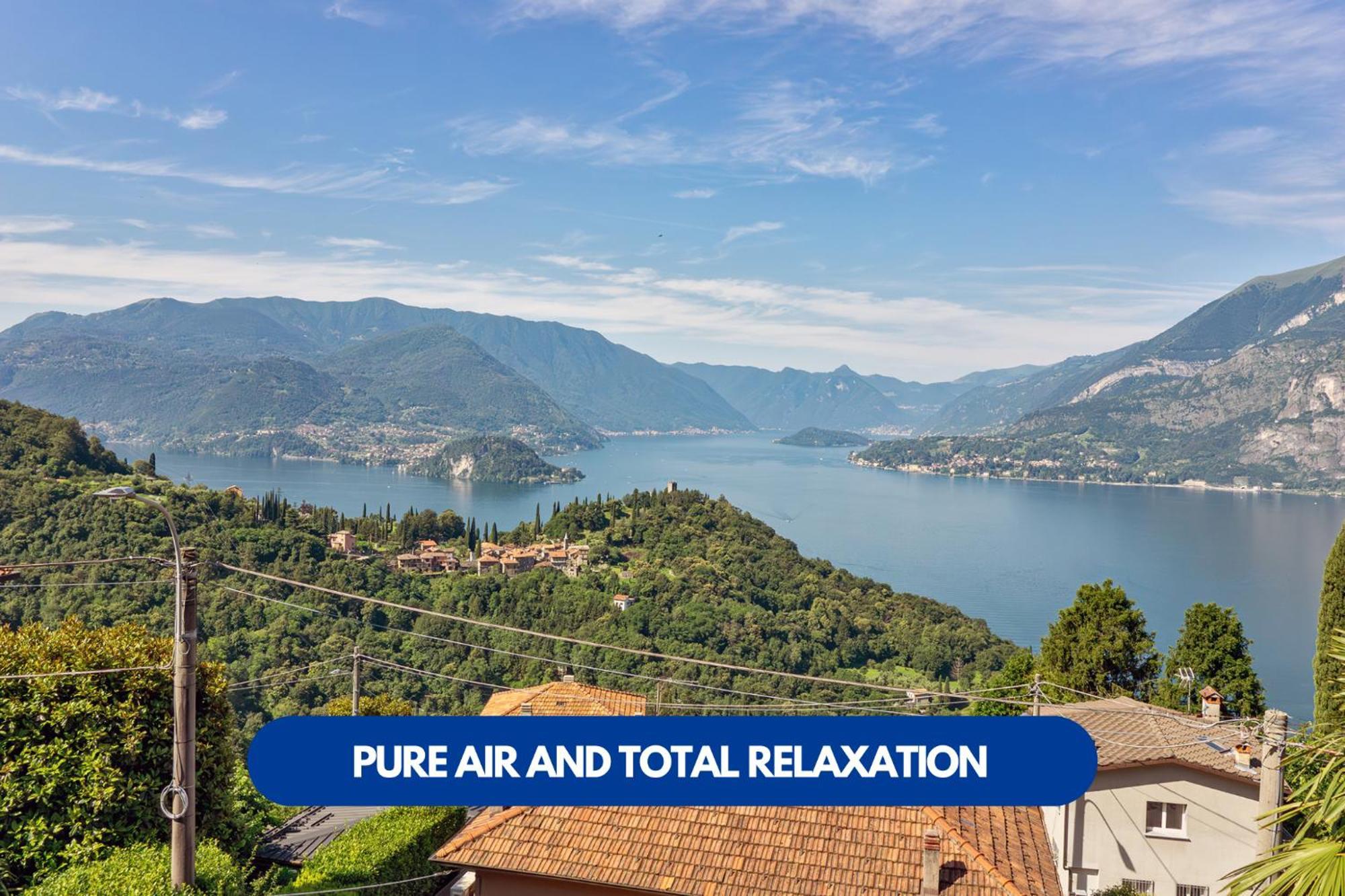 Lake Como & Nature - Bellagio, Varenna & Lake View Apartment Perledo ภายนอก รูปภาพ